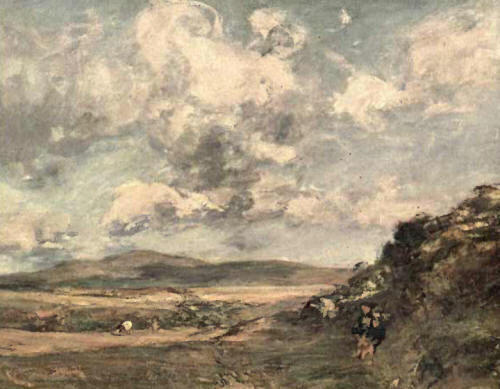 Clouds moving over a Moor