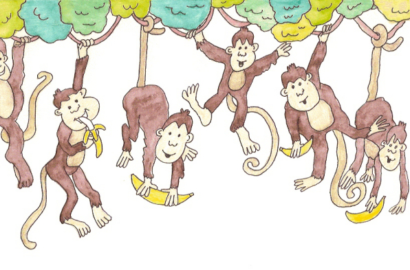 Six Monkeys