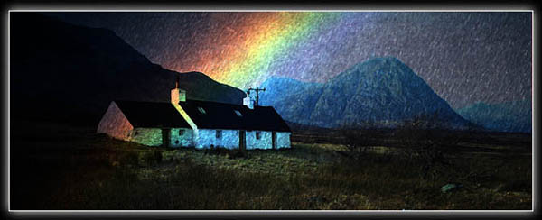 Blackrock Cottage, Glencoe-Rainbow 