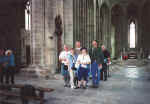 Chief Richard Carmichael (left) and some of his clan