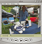 Clan Elliot talking about their clan at the Chatham Highland Games in 2008.