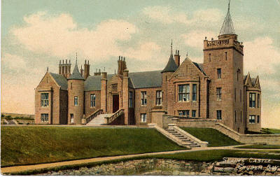 Slains Castle as it was in all its glory