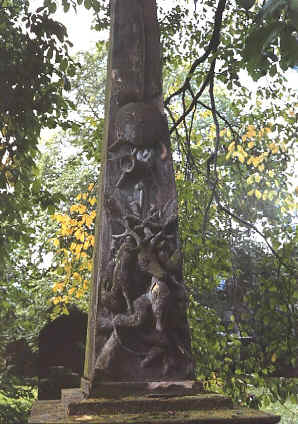 Duncan Ban MacIntyre's grave in Edinburgh