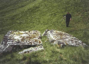 View of the stone with Ross McIntyre