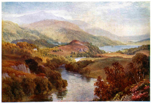 The River Teith, with Lochs Achray and Vennachar, Perthshire