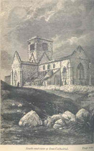 South-west view of Iona Cathedral