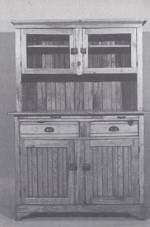 Pine kitchen cupboard crafted by Jim Beaver, 1890