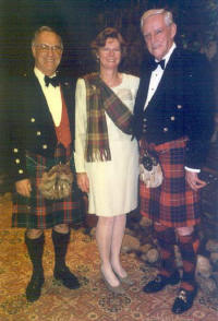Alastair and Neil with Kathie Macmillan