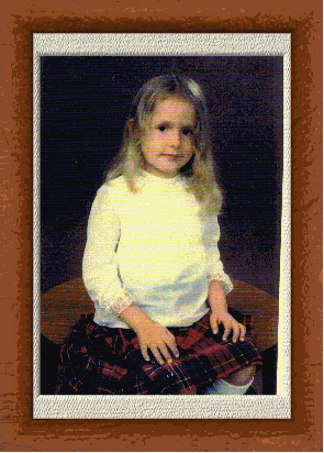 Our little Tina, aged 5 then, when we went to Scotland in 1974