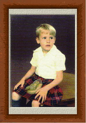Another little tea time treat – Johnny in Dundee, aged 6, in 1974
