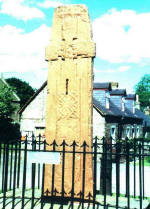 Fowlis Wester Cross-slab (replica outside church) 