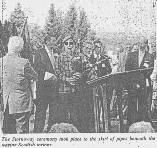 The Stornoway ceremony