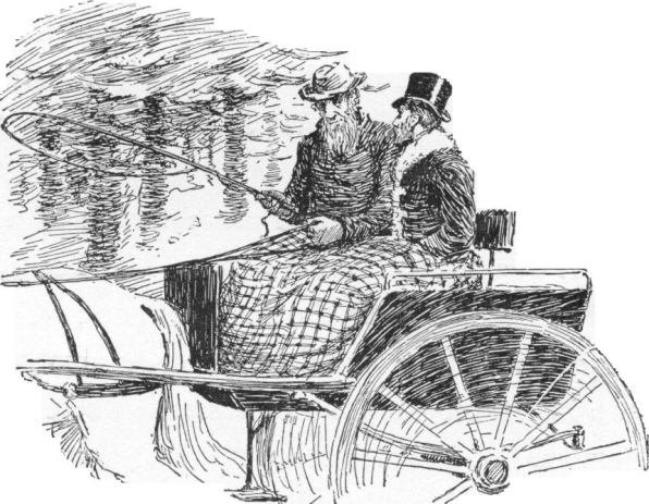Two men in buggy