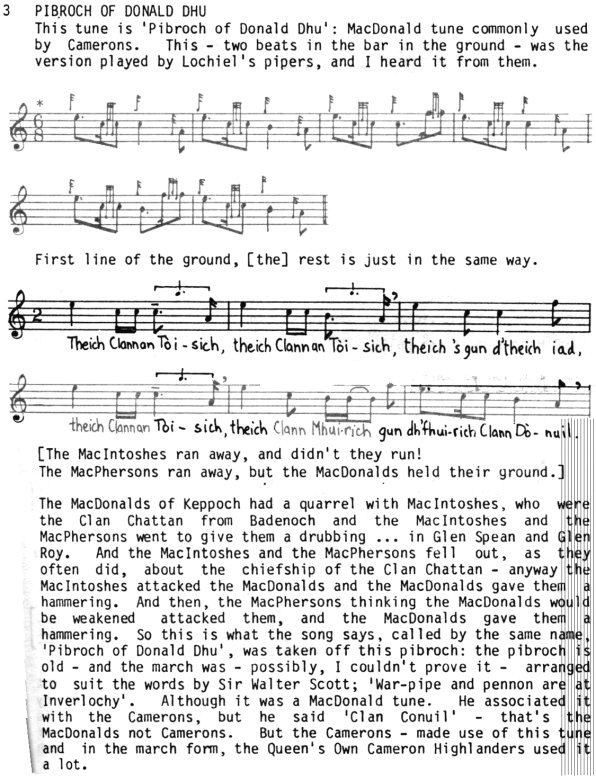 Pibroch of Donald Dhu