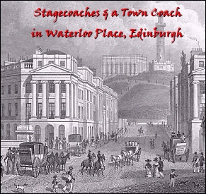 A Town Coach in Waterloo Place, Edinburgh