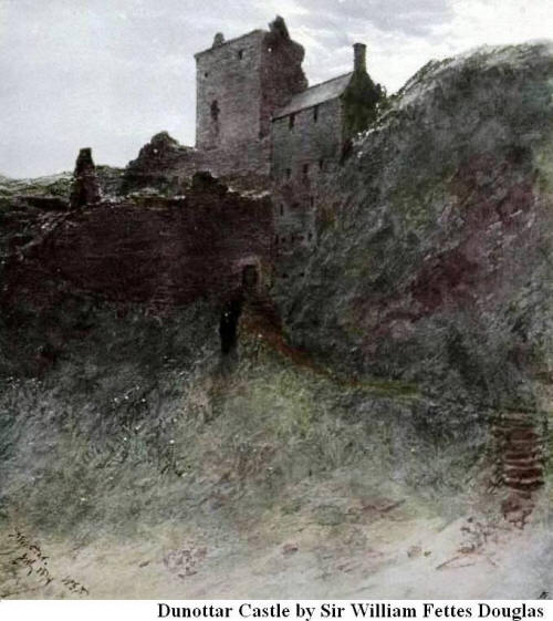 Dunnottar Castle By Sir William Fettes Douglas