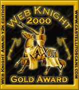 Web Knight 2000 Gold Award