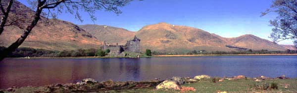 Kilchurn Castle. Major Campbell Castle situated on Beautiful Loch Awe