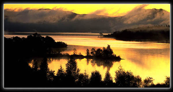 Loch Lomond - Misty Sunrise