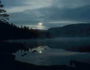 Rothiemurchus Estate, Loch an Eilean at dusk