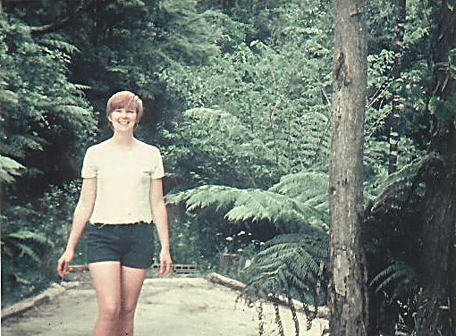 Mary Crowe in NZ in 1967