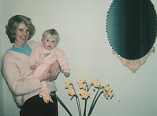 Mary with second son Derryn Andrew Crowe @ Tahmoor NSW in early spring 1970