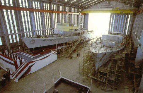 Construction in Building Hall