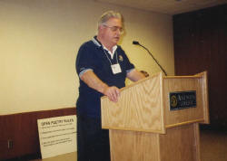 Francis Kerr Young reciting poem in 2003
