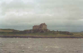 Duart Castle, on the Isle of Mull. It was one of the settings used in the moview "Entrapment" with Catherine Zeta Jones and Sean Connery.